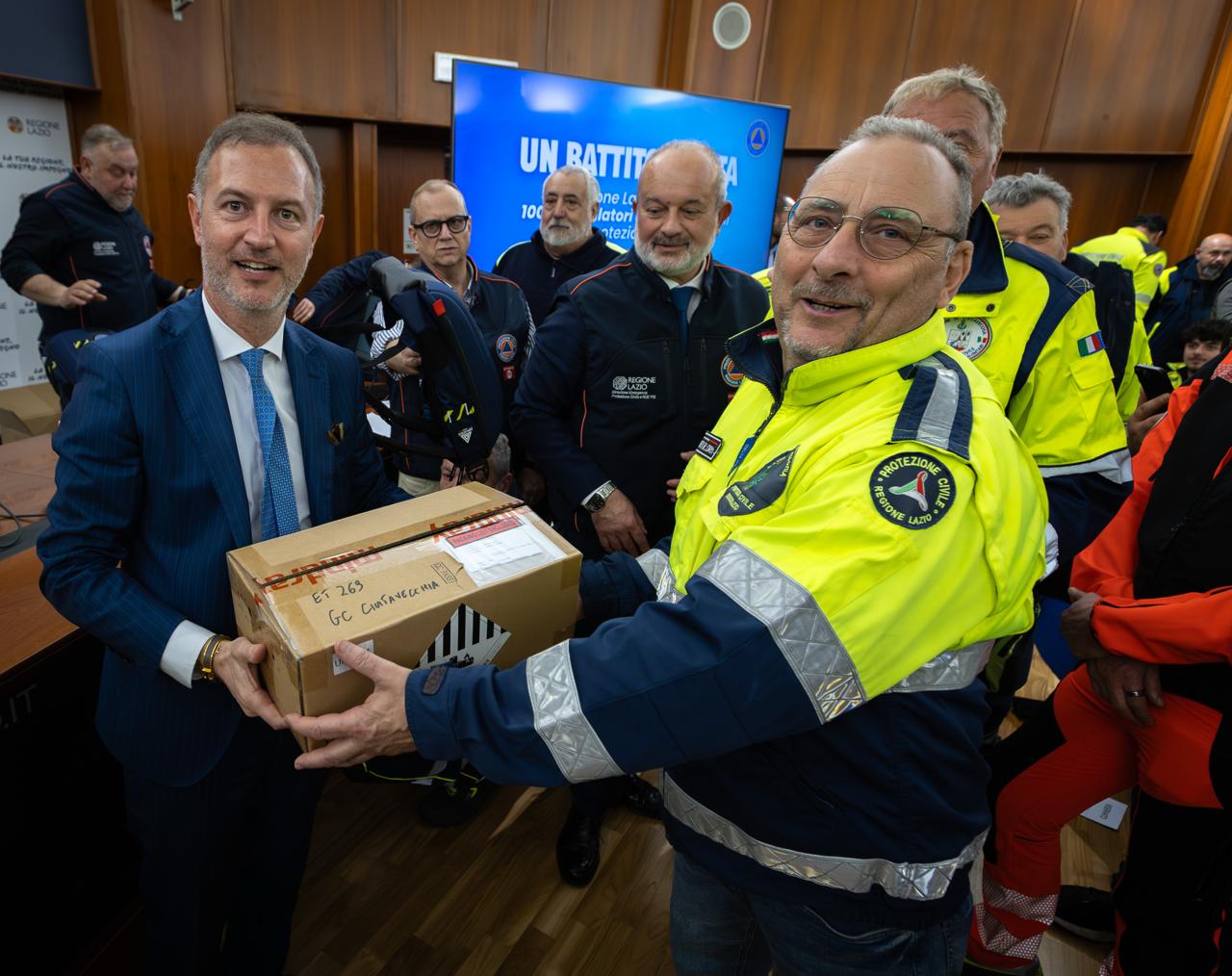 Protezione civile defibrillatori