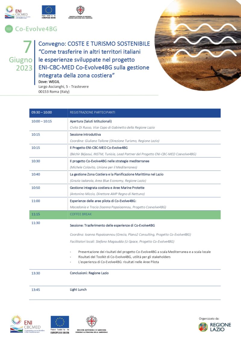 Locandina programma 07 Giugno Evolve 4BG