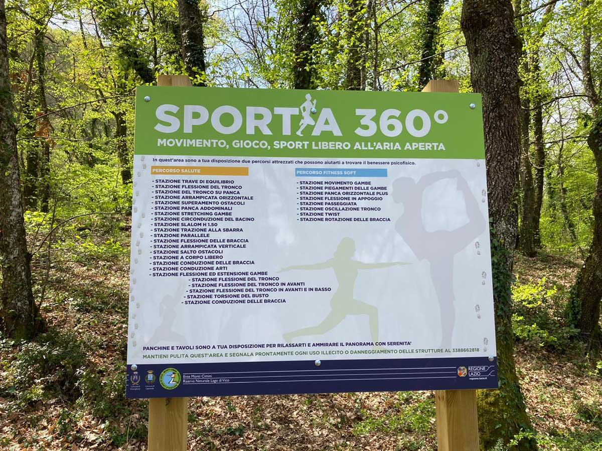 Parco nella riserva naturale del Parco di Vico