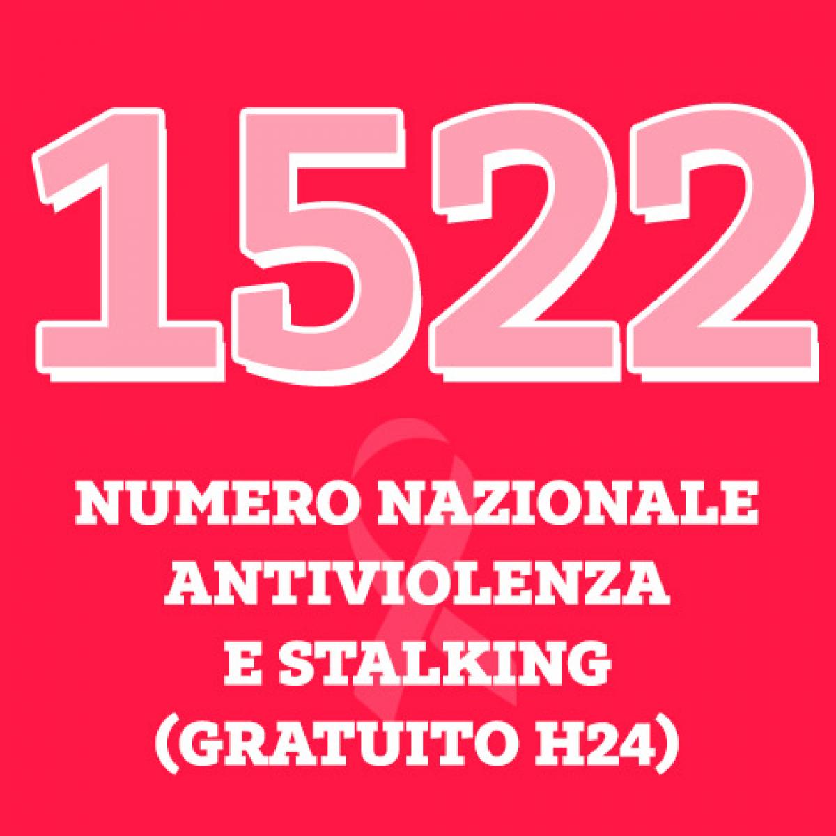 Numero verde nazionale anti violenza e stalking 1522