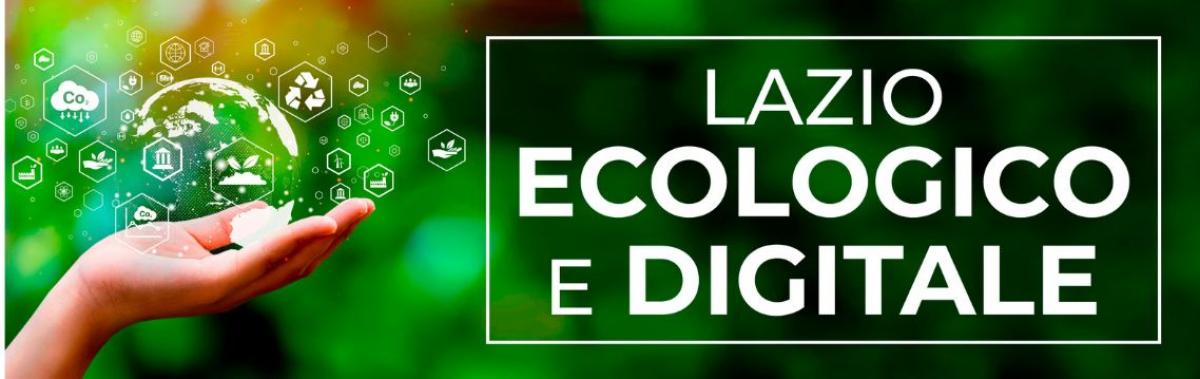 Banner Lazio Ecologico e Digitale