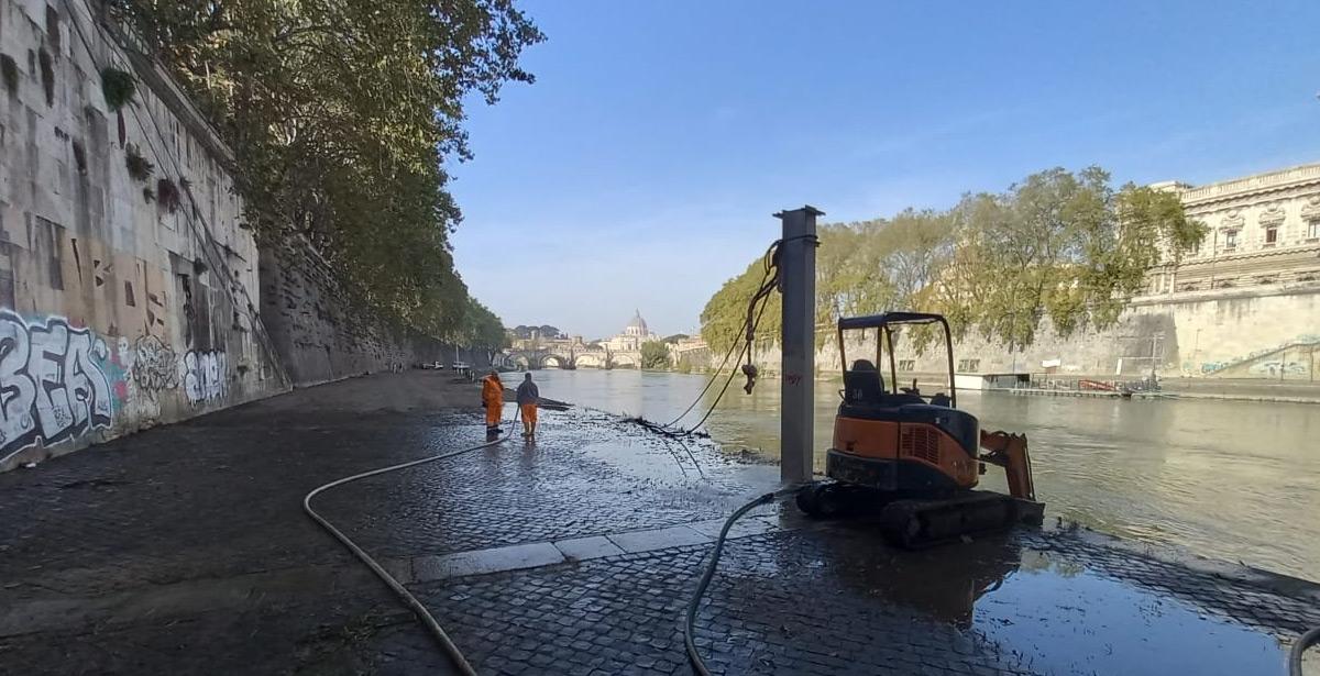 Tevere: oltre 2mln di euro per manutenzione e pulizia banchine tratto Castel Giubileo - Ponte Marconi