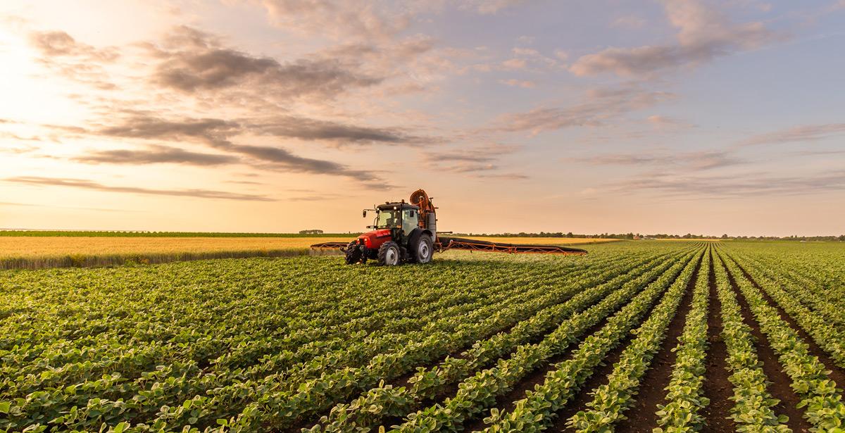 Trattore al lavoro su un campo coltivato - Foto di Dusan Kostic da Adobe Stock