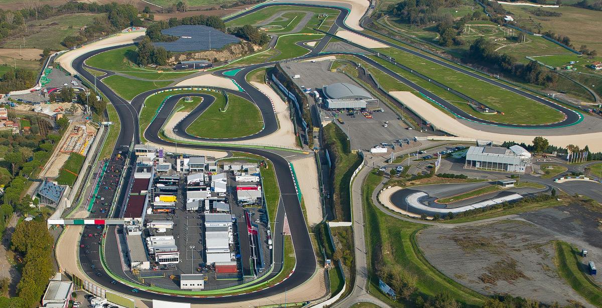 Panoramica dell'autodromo di Vallelunga - Foto da motorsport.vallelunga.it