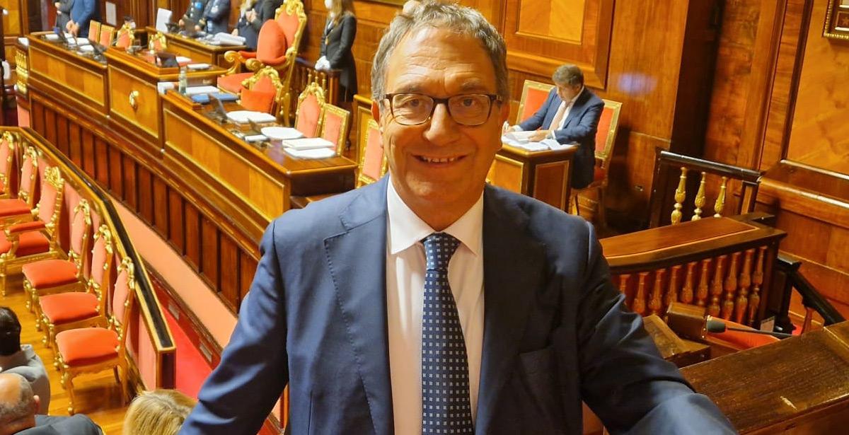 Il Senatore Bruno Astorre in Senato